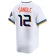 Men's Michael Sandle Houston Astros ＃12 White Limited - 2025 City Connect Jersey