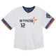 Men's Michael Sandle Houston Astros ＃12 White Limited - Toddler 2025 City Connect Jersey
