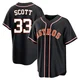 Men's Mike Scott Houston Astros ＃33 Black Replica - Fashion Out Jersey
