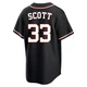 Men's Mike Scott Houston Astros ＃33 Black Replica - Fashion Out Jersey