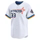Men's Mike Scott Houston Astros ＃33 White Limited - 2025 City Connect Jersey