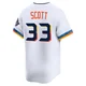 Men's Mike Scott Houston Astros ＃33 White Limited - 2025 City Connect Jersey