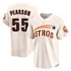 Men's Nate Pearson Houston Astros ＃55 Cream Limited - Throwback Cooperstown Collection Jersey