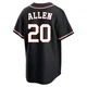Men's Nick Allen Houston Astros ＃20 Black Replica - Fashion Out Jersey