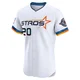 Men's Nick Allen Houston Astros ＃20 White Elite - 2025 City Connect Jersey