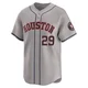 Men's Ramon Urias Houston Astros ＃29 Gray Limited - Away Jersey