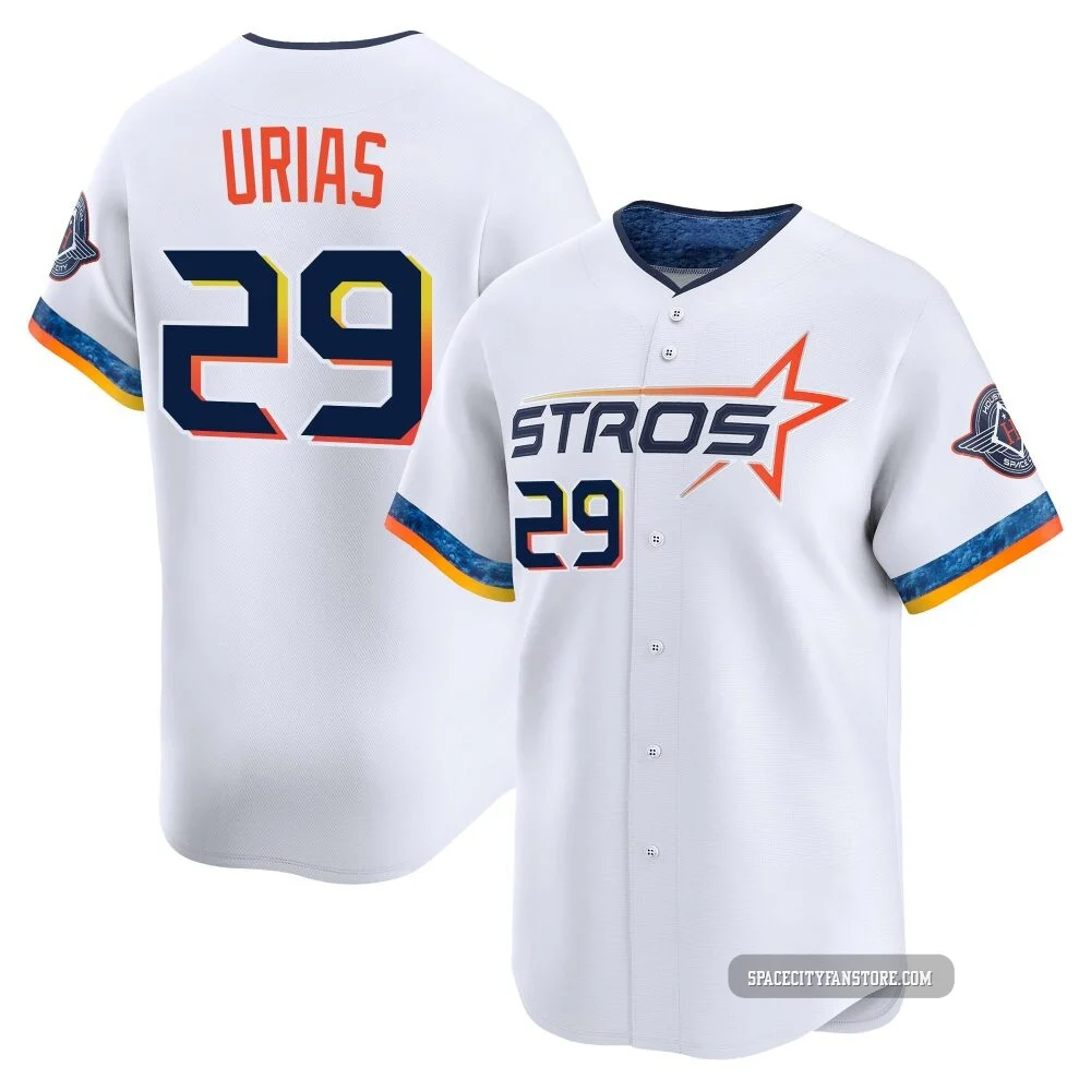 Men's Ramon Urias Houston Astros ＃29 White Limited - 2025 City Connect Jersey