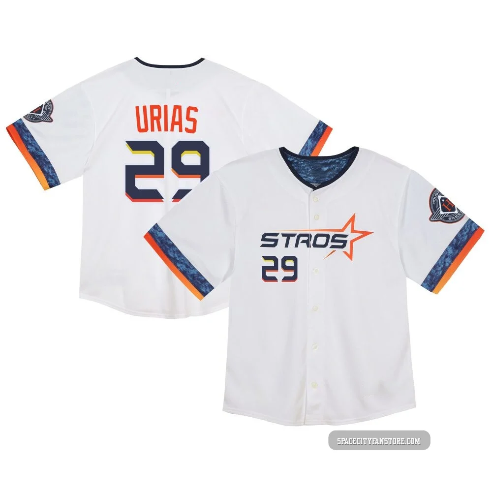 Men's Ramon Urias Houston Astros ＃29 White Limited - Toddler 2025 City Connect Jersey