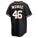 Men's Roddery Munoz Houston Astros ＃46 Black Replica - Fashion Out Jersey