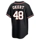 Men's Steven Okert Houston Astros ＃48 Black Replica - Fashion Out Jersey