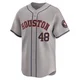 Men's Steven Okert Houston Astros ＃48 Gray Limited - Away Jersey
