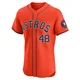Men's Steven Okert Houston Astros ＃48 Orange Elite - Alternate Vapor Premier Jersey