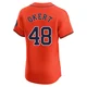 Men's Steven Okert Houston Astros ＃48 Orange Elite - Alternate Vapor Premier Jersey