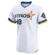 Men's Steven Okert Houston Astros ＃48 White Elite - 2025 City Connect Jersey