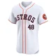 Men's Steven Okert Houston Astros ＃48 White Elite - Home Jersey