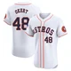 Men's Steven Okert Houston Astros ＃48 White Elite - Home Patch Jersey