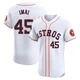 Men's Tatsuya Imai Houston Astros ＃45 White Elite - Home Patch Jersey