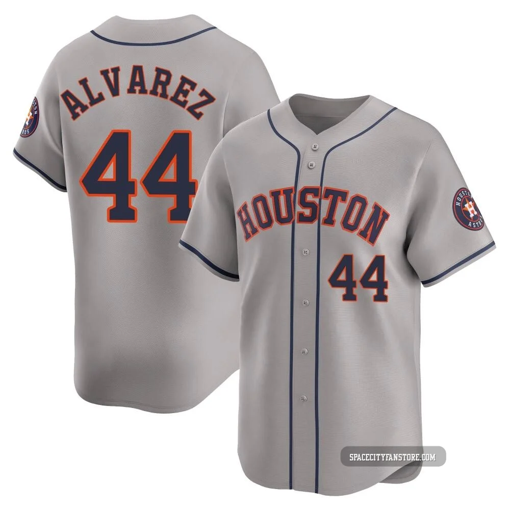 Men's Yordan Alvarez Houston Astros ＃44 Gray Limited - Away Jersey