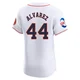 Men's Yordan Alvarez Houston Astros ＃44 White Elite - Home Patch Jersey