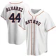 Men's Yordan Alvarez Houston Astros ＃44 White Replica - Home Jersey