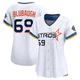 Women's AJ Blubaugh Houston Astros ＃69 White Limited - 2025 City Connect Jersey