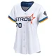 Women's Andre Scrubb Houston Astros ＃70 White Limited - 2025 City Connect Jersey