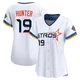 Women's Brian Hunter Houston Astros ＃19 White Limited - 2025 City Connect Jersey