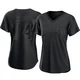 Women's Bryan King Houston Astros ＃74 Black Authentic - Pitch Fashion Jersey
