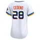 Women's Cesar Cedeno Houston Astros ＃28 White Limited - 2025 City Connect Jersey