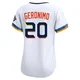 Women's Cesar Geronimo Houston Astros ＃20 White Limited - 2025 City Connect Jersey