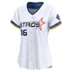 Women's Cooper Hummel Houston Astros ＃16 White Limited - 2025 City Connect Jersey