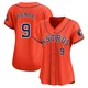Women's Hunter Pence Houston Astros ＃9 Orange Limited - Alternate Jersey