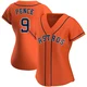 Women's Hunter Pence Houston Astros ＃9 Orange Replica - Alternate Jersey