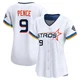 Women's Hunter Pence Houston Astros ＃9 White Limited - 2025 City Connect Jersey