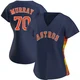 Women's Jayden Murray Houston Astros ＃70 Navy Authentic - Alternate Jersey