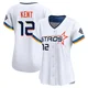 Women's Jeff Kent Houston Astros ＃12 White Limited - 2025 City Connect Jersey