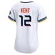 Women's Jeff Kent Houston Astros ＃12 White Limited - 2025 City Connect Jersey