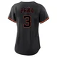 Women's Jeremy Pena Houston Astros ＃3 Black Replica - Fashion Jersey