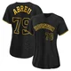 Women's Jose Abreu Houston Astros ＃79 Black Authentic - Snake Skin City Jersey