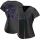 Women's Jose Abreu Houston Astros ＃79 Black Replica - Holographic Alternate Jersey