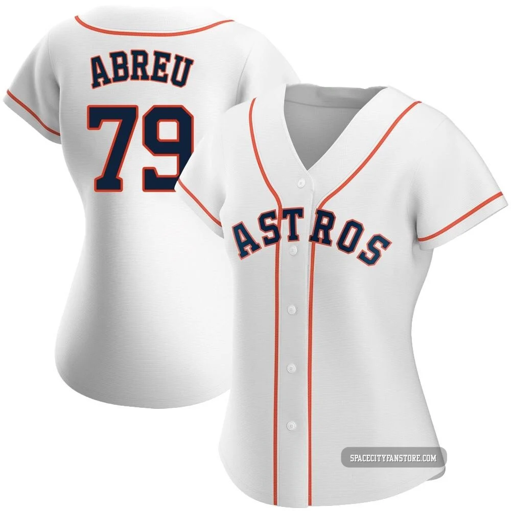 Women's Jose Abreu Houston Astros ＃79 White Replica - Home Jersey