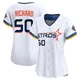 Women's J.R. Richard Houston Astros ＃50 White Limited - 2025 City Connect Jersey