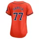 Women's Luis Garcia Houston Astros ＃77 Orange Limited - Alternate Jersey