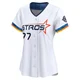 Women's Luis Garcia Houston Astros ＃77 White Limited - 2025 City Connect Jersey