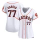 Women's Luis Garcia Houston Astros ＃77 White Limited - Home Jersey