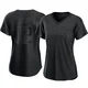 Women's Michael Sandle Houston Astros ＃12 Black Replica - Pitch Fashion Jersey
