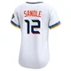 Women's Michael Sandle Houston Astros ＃12 White Limited - 2025 City Connect Jersey