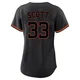 Women's Mike Scott Houston Astros ＃33 Black Replica - Fashion Jersey