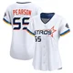 Women's Nate Pearson Houston Astros ＃55 White Limited - 2025 City Connect Jersey