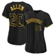 Women's Nick Allen Houston Astros ＃20 Black Authentic - Snake Skin City Jersey